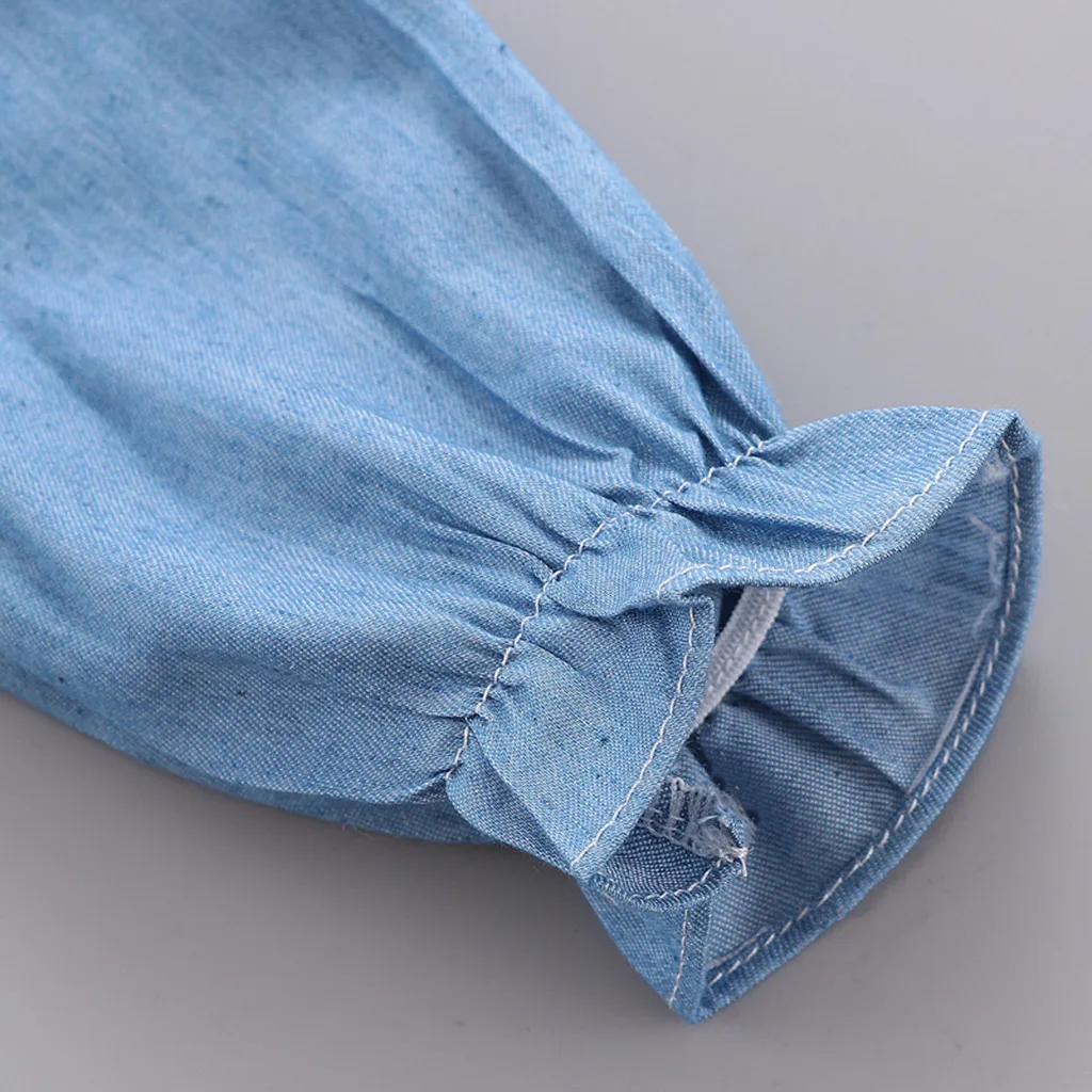 2019 Новинка для новорожденных маленьких девочек с длинными рукавами имитацией