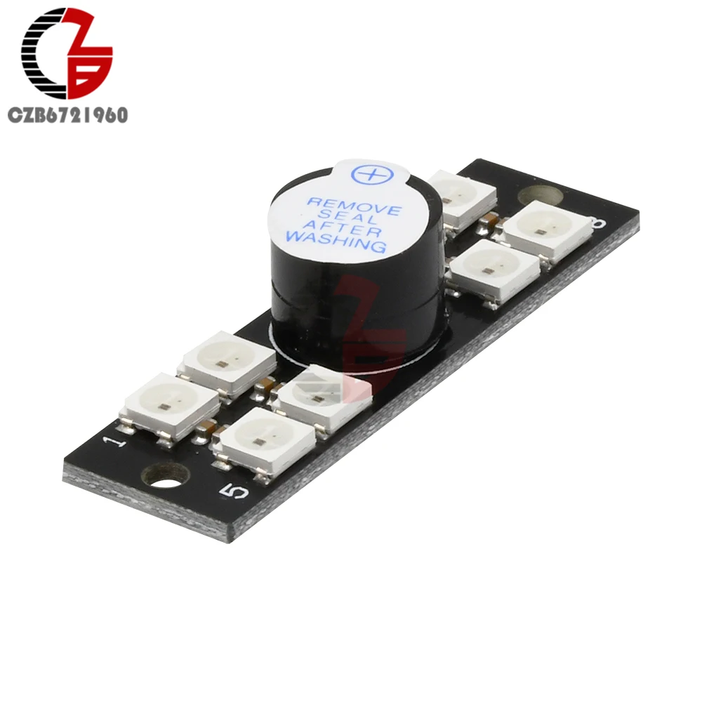 

FPV NAZE32 Skyline32 Flight Controller Monitor Detector WS2812B LED Light Display with Active Buzzer Alarm