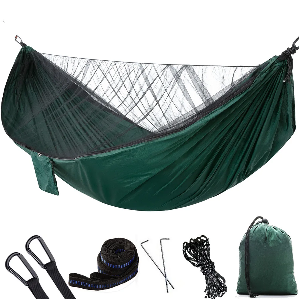 

Mosquito Net Can Be Opened Automatic Quick Unfolding Anti-Mosquito Hammock Outdoor Double Parachute Mosquito Net Hammock