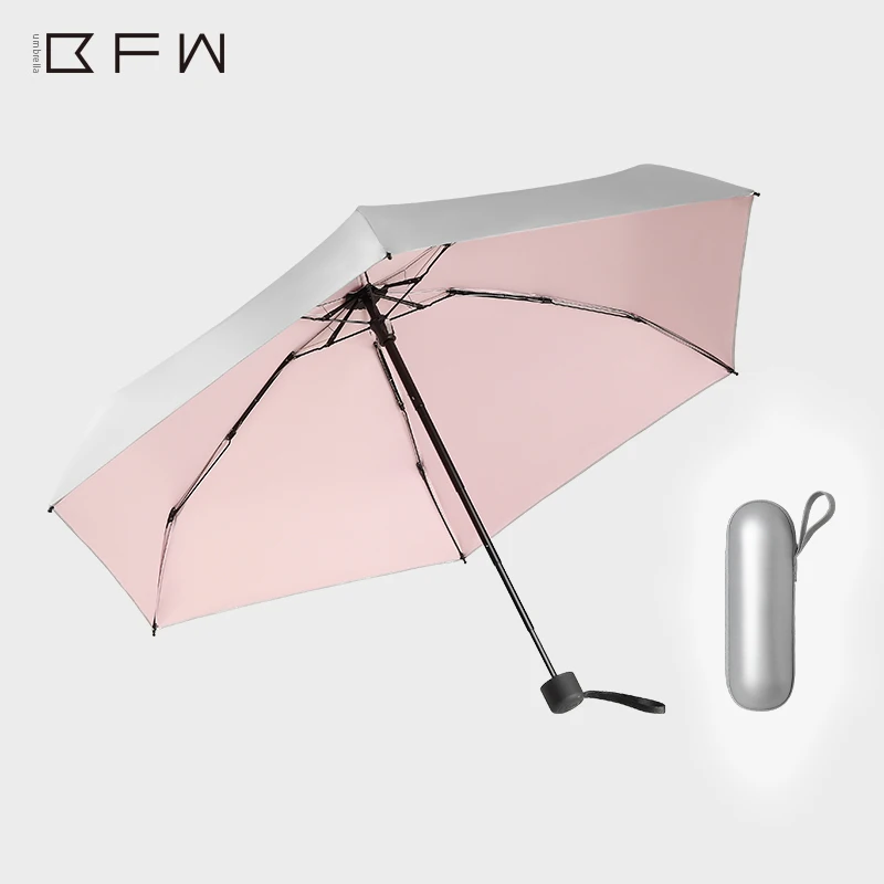 

Мини Карманный Зонт от дождя, женский зонтик, новый складной милый прозрачный зонтик, Женский уличный дорожный зонтик, дождевая посуда BF50UM