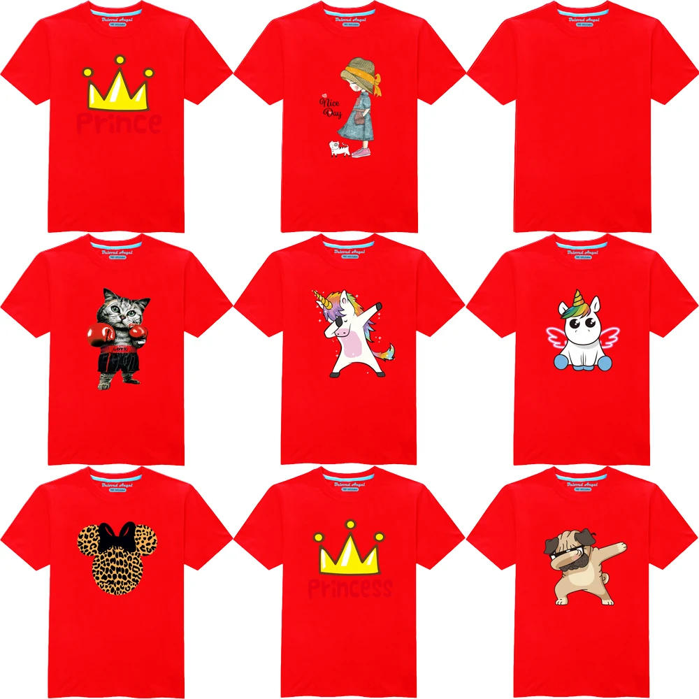 

Летняя футболка с коротким рукавом для мальчиков, детская одежда с 3D принтом, модная повседневная футболка для девочек в стиле Харадзюку, то...