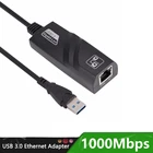 Сетевая картаEthernet-адаптер USB 3.02.0Type C для ПК Win7Vista810, Linux, MacOS с разъемом RJ45