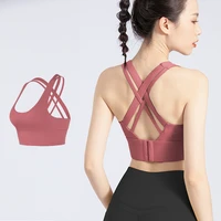 new sports bra with pad push up seamless breathable crop top women fitness gym bra workout yoga top sports wear active tank