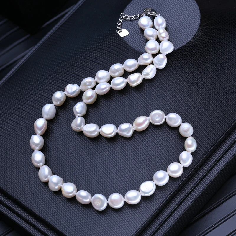 FENASY Natural Freshwater Pearl Necklaces For Women Baroque Long Necklace Wedding Jewelry Neck Accessories | Украшения и