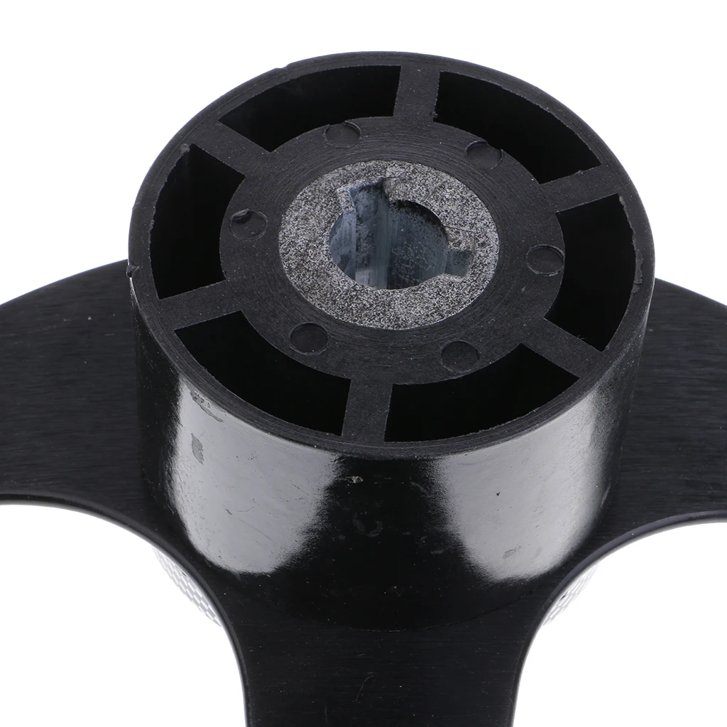 13 4 &quotАлюминиевый 3 спиц лодка руль цвета морской волны вал 3/4&quot PU пена черный |