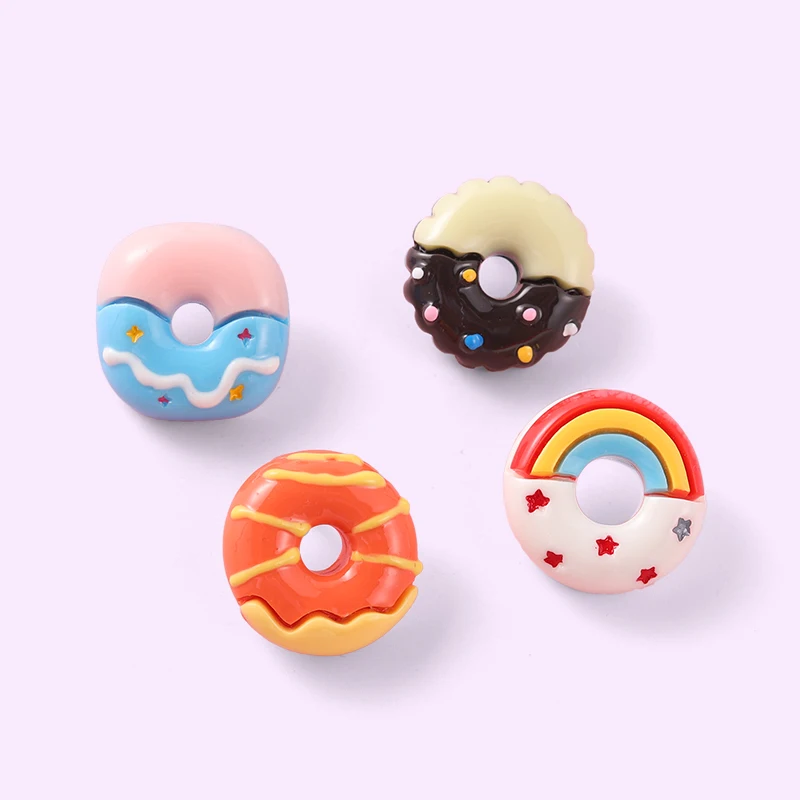 

Cartoon Colorful Donut Enamel Badges Fashion Delicious Bread Lapel Button Brooch Clothing Accessories Jewelry Gifts For Women