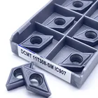 Токарный инструмент DCMT11T308 SM IC907 DCMT11T308 SM IC908, твердосплавная пластина DCMT 11T304, токарный инструмент, токарный инструмент