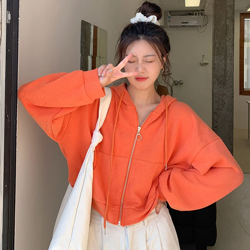 

Real Hooded Cardigan Sweater Autumn Women's LooseRachel