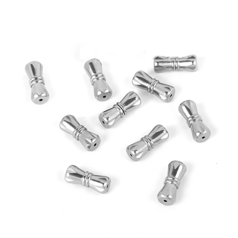 Застежки из нержавеющей стали 304 серебристые винты застежки для ожерелья