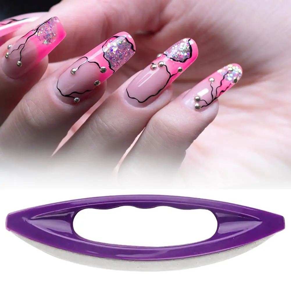 

Nail Art Beauty Pedicure Manicure Buffer Polishing Waxing Brush Rub File Tool