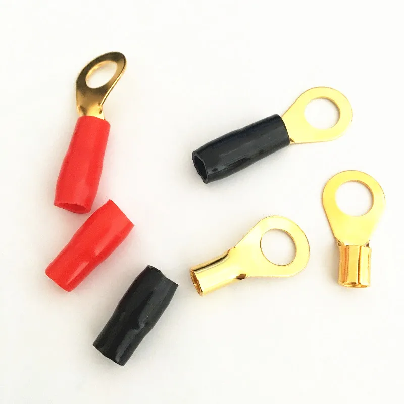 10 шт. автомобильный усилитель звука черная красная трубка изолированный