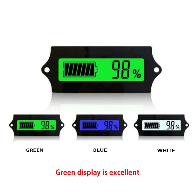 

12/24/36/48/60/72V LED Lead Acid Storage Battery Indicator Tester Gauge Monitor