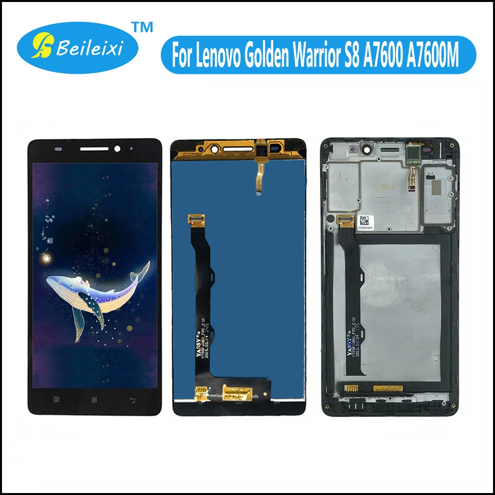 Для Lenovo Golden Warrior S8 A7600 A7600M ЖК дисплей кодирующий преобразователь сенсорного