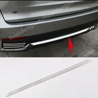 Для Lexus NX200t NX300h 2017-2021 нержавеющая сталь Задний бампер Защитная крышка отделка автомобильные аксессуары