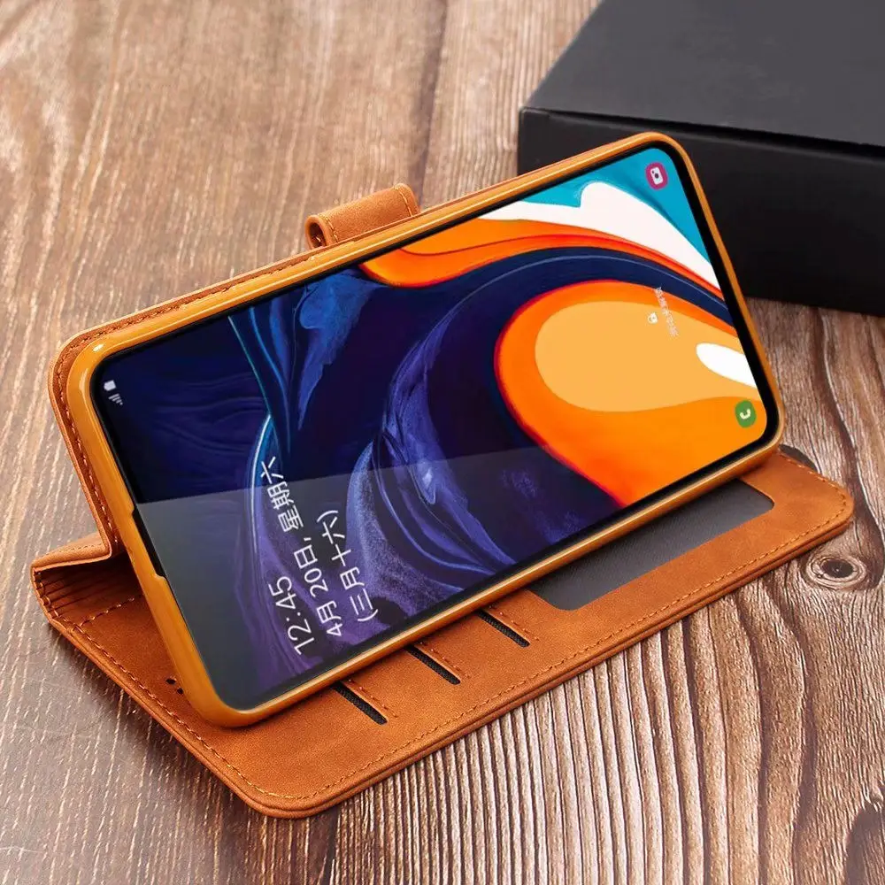 Роскошный кожаный чехол для samsung Galaxy S10 S8 S9 плюс A70s A50s A20s Чехол-книжка с бумажником для Note10 A7 A8 A50 A70 чехол