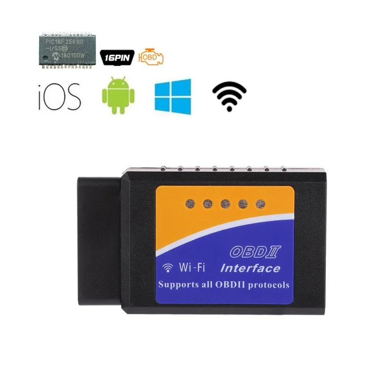 V03HW V1.5 Bluetooth/WIFI с чипом PIC18F25K80 для Android IOS диагностический инструмент ELM327 Bluetooth v1.5 OBD2