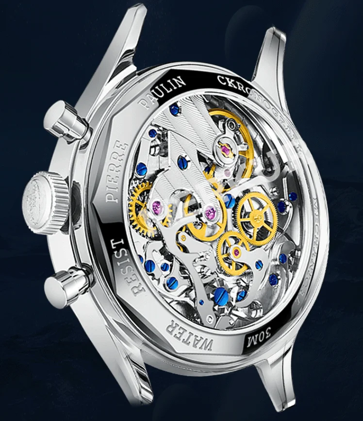 

Real Brand Pilot 1963 Watch Multifunctional Mechanical Moon Phase Chronograph Tough Guy Military Watch Sports Luxury Men Watches