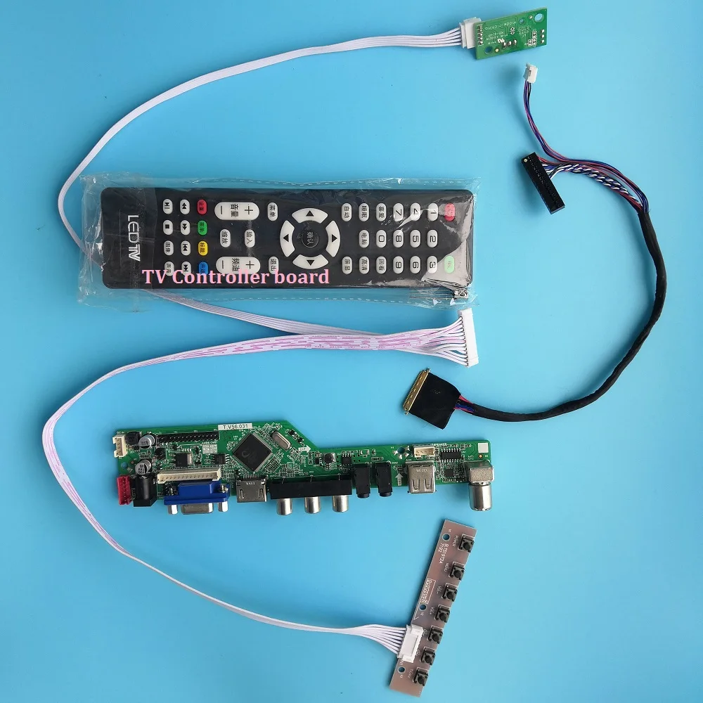 

kit for LP140WH4(TL)(A1)/LP140WH4 Controller board 1366X768 USB HDMI-compatible 14" LCD LED TV AV VGA remote Panel Screen DIY