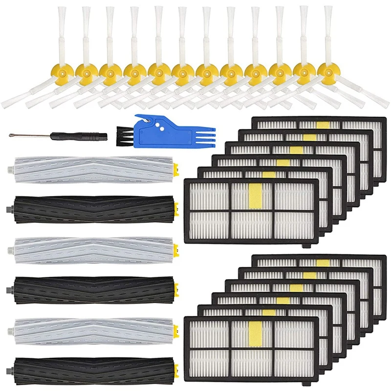

Сменный Набор аксессуаров для IRobot Roomba 800 и 900 серии 850 860 860 861 фильтр, боковая щетка, колесо для щетки