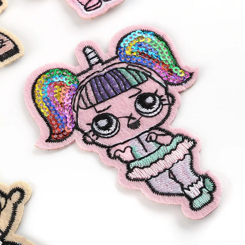 Милые красивые Мультяшные наклейки с блестками для девочек детские сделай сам