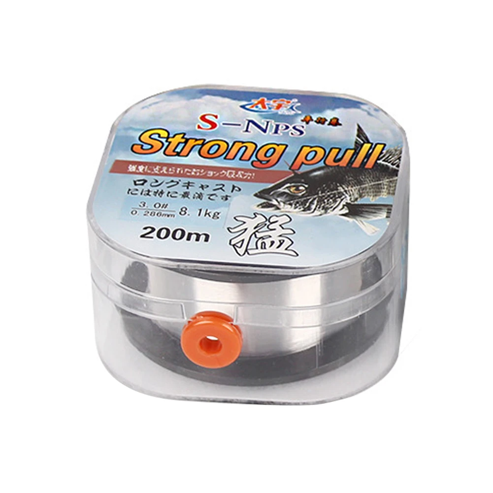 Износостойкая рыболовная леска однонитевая нейлоновая прочная веревка шнур для