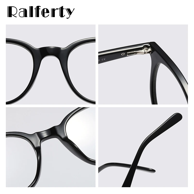 Женские очки Ralferty винтажные трендовые в оправе без диоптрий F95188 2019|Женские кадры|
