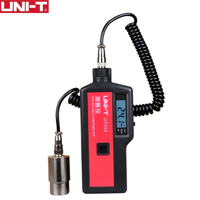 

UNI-T Vibration Tester Analyzer Digital LCD Vibrometer Acceleration Velocity Displacement Measurement High Precision UT312