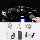 Светодиодный светильник с дистанционным управлением набор для lego 42111 Dodge Charger, высокотехнологичные строительные блоки для автомобиля (только встроенное освещение)