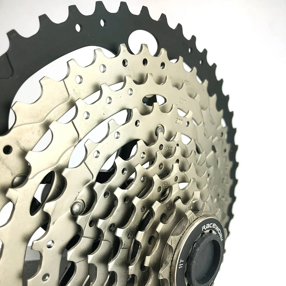 RACEWORK MTB кассета 10 скоростей 11-46T горный велосипед свободного хода
