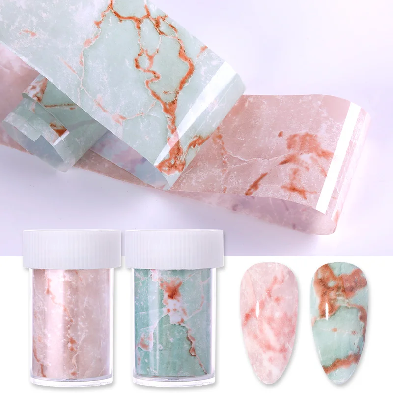 1 коробка мраморная серия пленка для ногтей переводная бумага дизайна 4*100 см