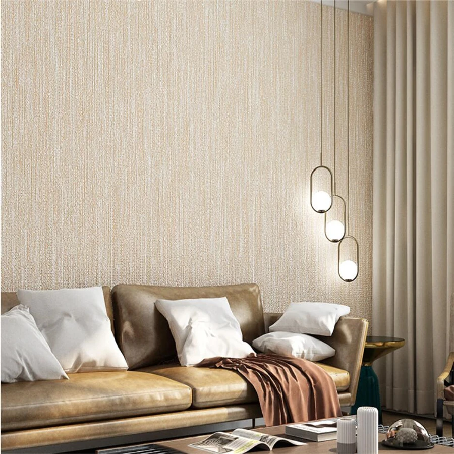 Wellyu современные минималистичные чистые пигментированные цветные льняные обои