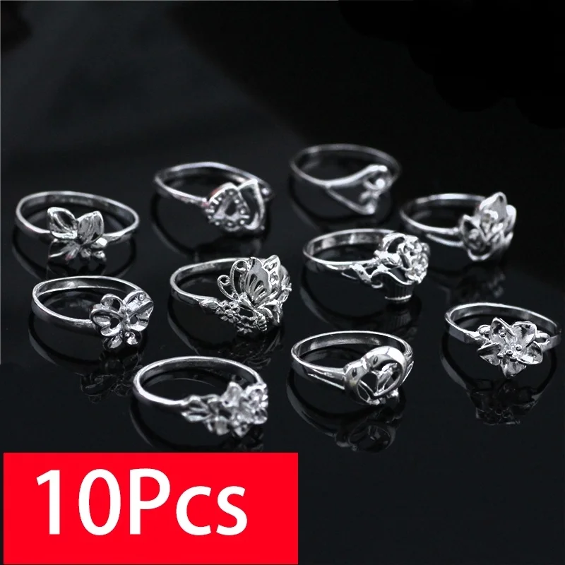 Женское кольцо из серебра 8/9 пробы в форме сердца|Кольца| |