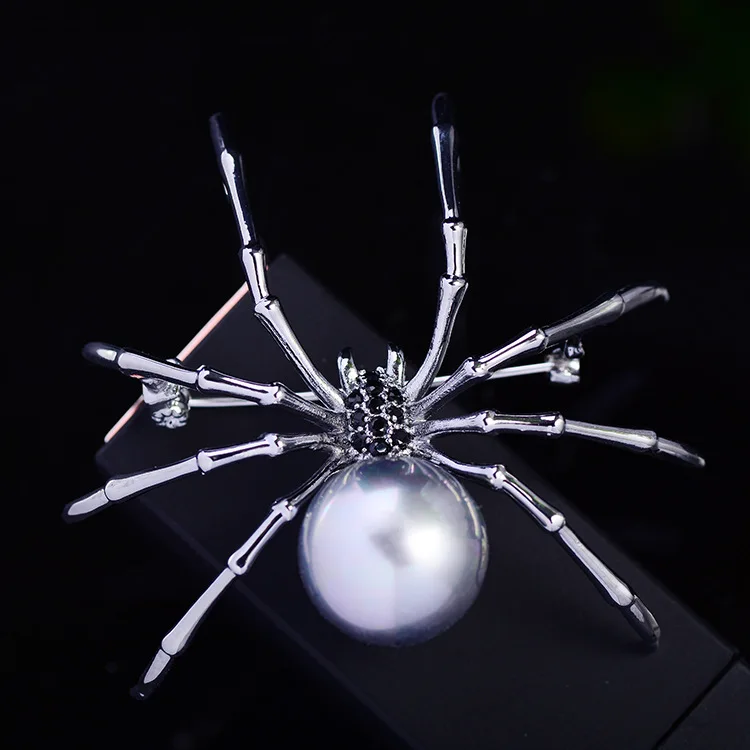 Брошь в виде черной вдовы насекомое булавка ювелирные изделия аксессуары для