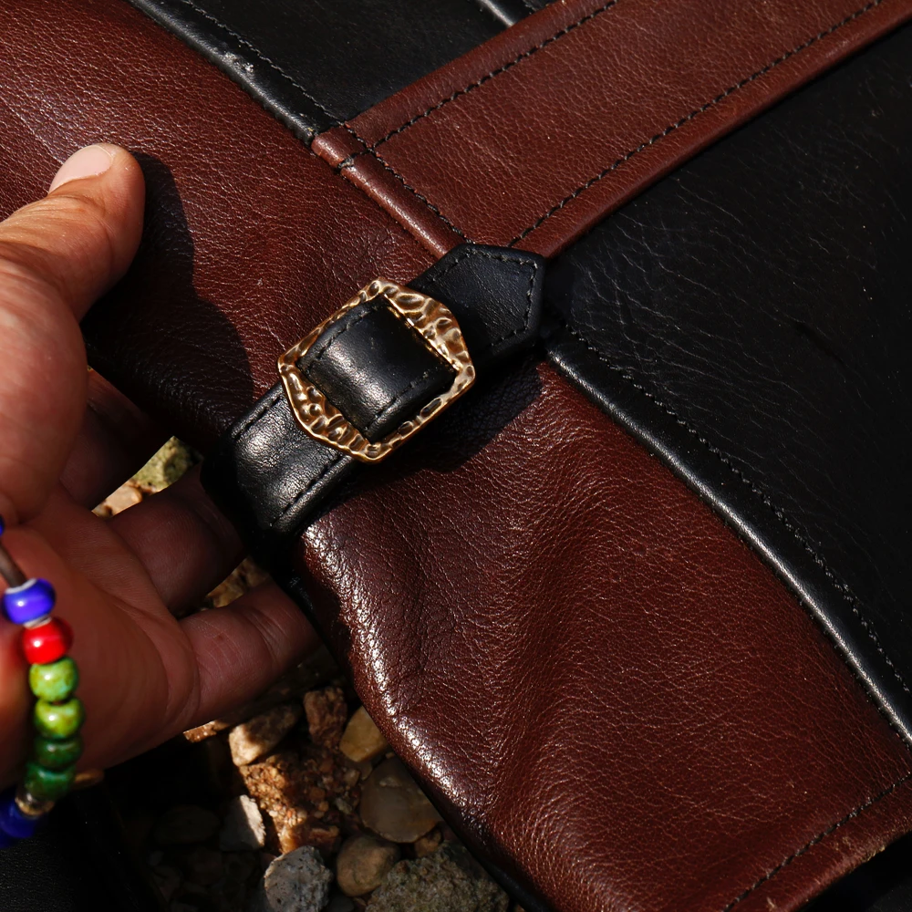 

CDJ-72 Read Description ! Asian Size Super Quality Men's Genuine Cow Coat Cowhide Leather Aged Washing Jacket