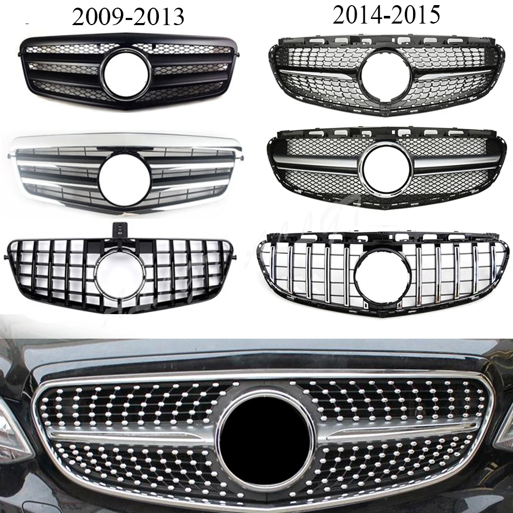 Передний гоночный бампер решетка верхняя Facelift гриль для Mercedes Benz E Class W212 2009 2015 2010