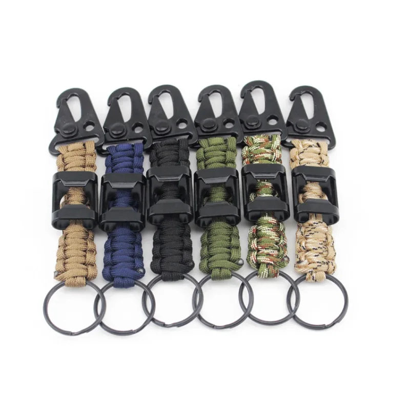 

Outdoor Hook Bottle Opener Key Chain Portable Corrosion Resistant Anti-aging Accessories Multi Tool Stainless Steel 7 Strand