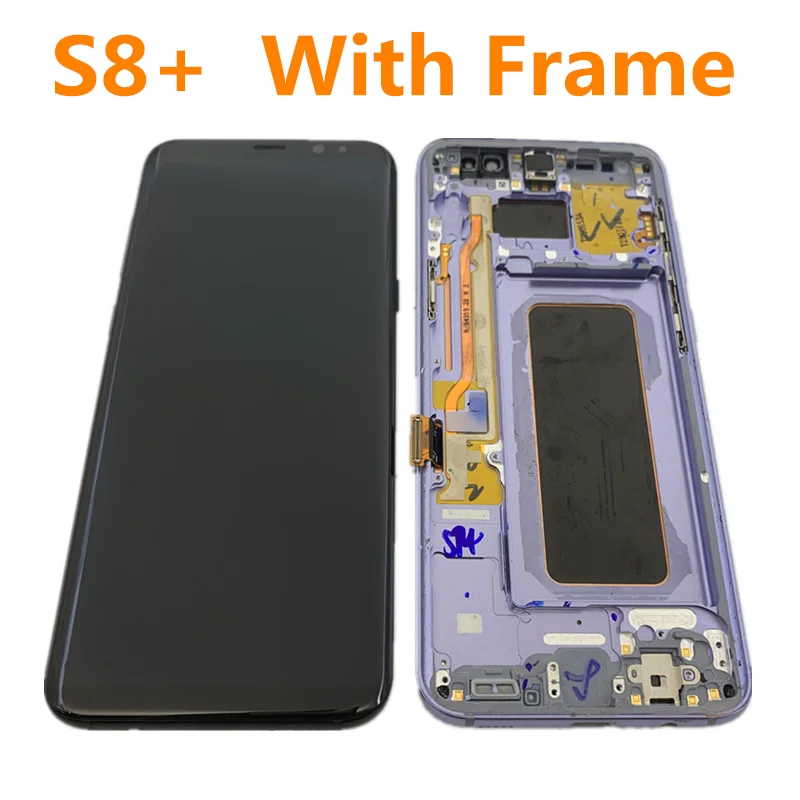 

Новый оригинальный AMOLED дисплей ML1 с рамкой для Samsung Galaxy S8 + PLUS G955A G955U G955F G955V ЖК-дисплей сенсорный экран в сборе с