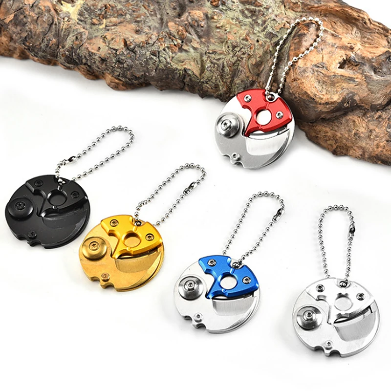 Мини Портативный складной нож для монет инструмент переноски маленький