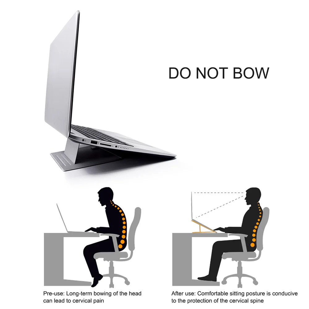 Складная подставка для ноутбука регулируемая настольная планшета мобильного