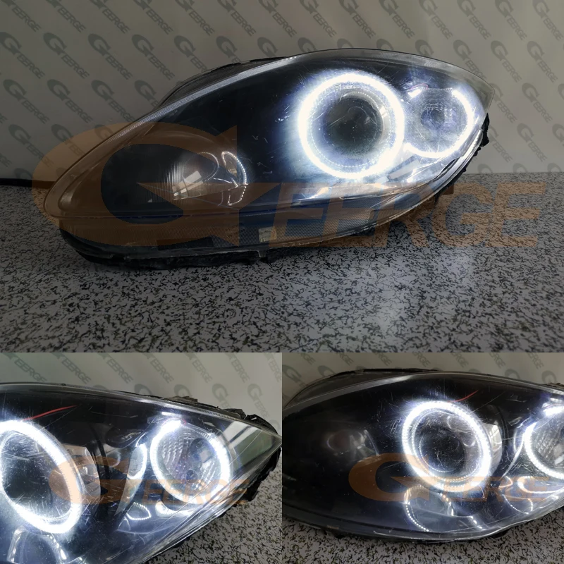 Для SEAT TO светодиодный O Mk3 5P 2005-2009 ксеноновая фара отличное Ультра яркое освещение smd светодиодный ангельские глазки Halo Кольцо Комплект