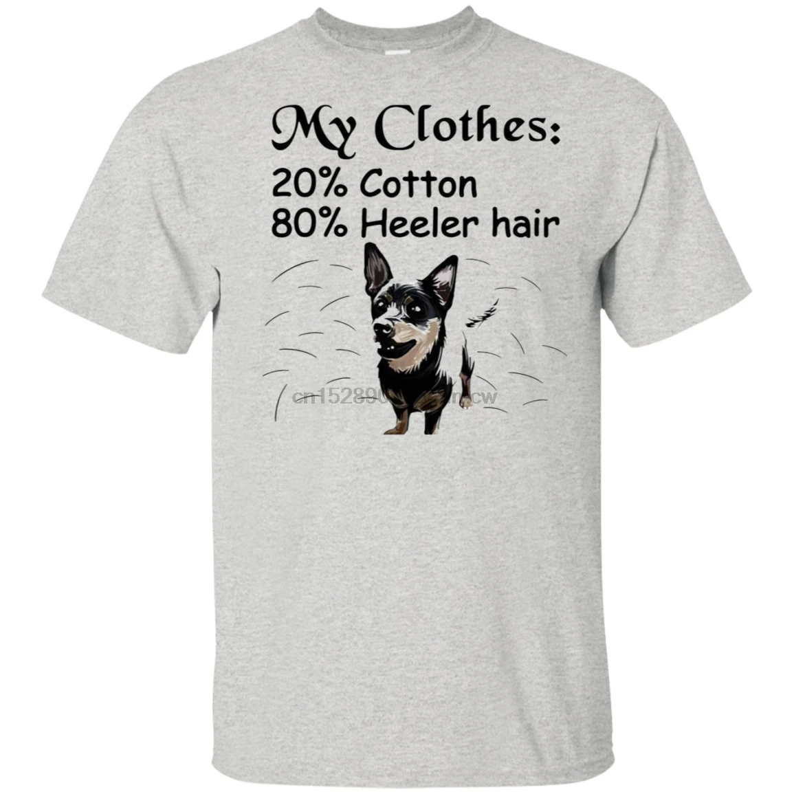 Мой 20 цветная одежда хлопок 80 Хеллер волосы футболка бело серые мужские