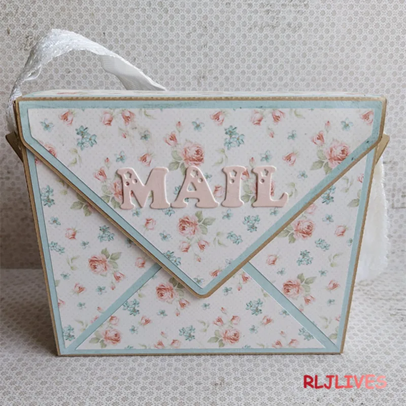 Подарочная коробка для конвертов металлические штампы скрапбукинга трафарет
