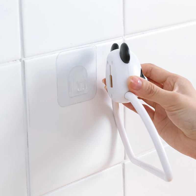 Мультяшные Животные форма ручное полотенце подвесное кольцо пластиковое