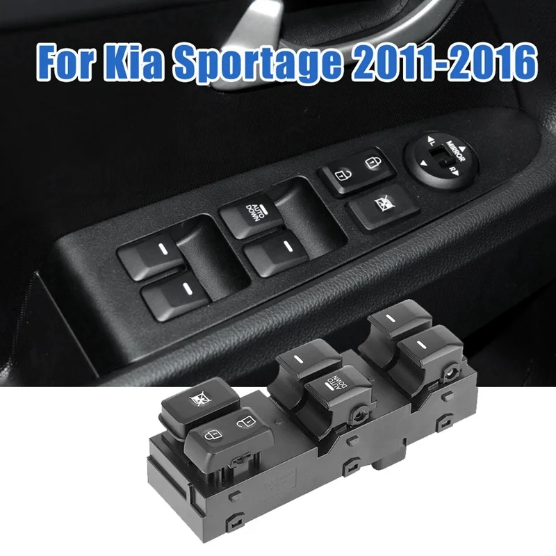 

Переключатель управления стеклоподъемником для KIA Sportage R 2011- Power Master, передний левый LH водитель 93570-3W000 (автоматический вниз)