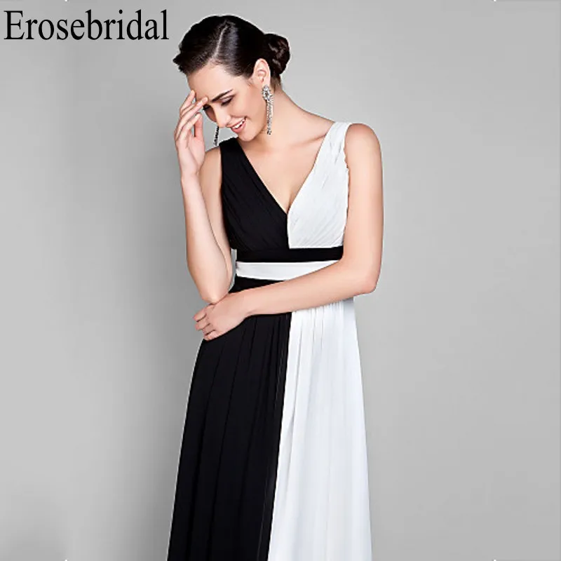 Женское вечернее платье на молнии сзади Erosebridal белое Длинное Элегантное Вечернее