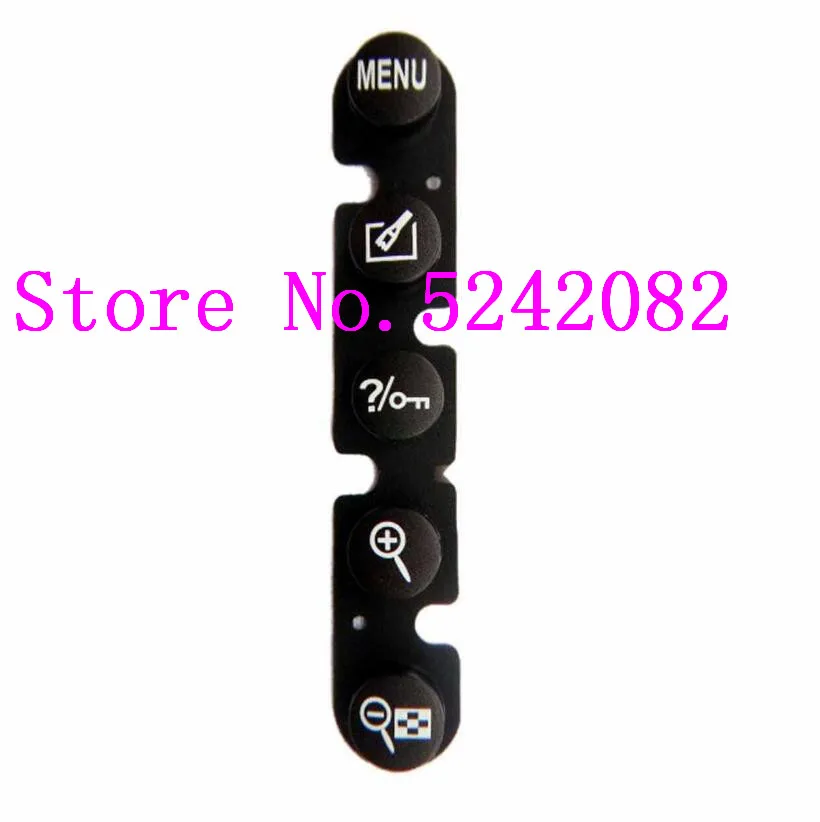 

2PCS/New Rear back Menu OK Button Rubber Stripe cover Replacement For Nikon D600 D610 Camera Repair Part