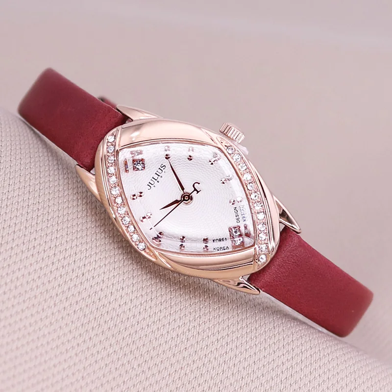 Женские кварцевые часы с браслетом из кожи в японском стиле|box box|box gift boxbox girl |