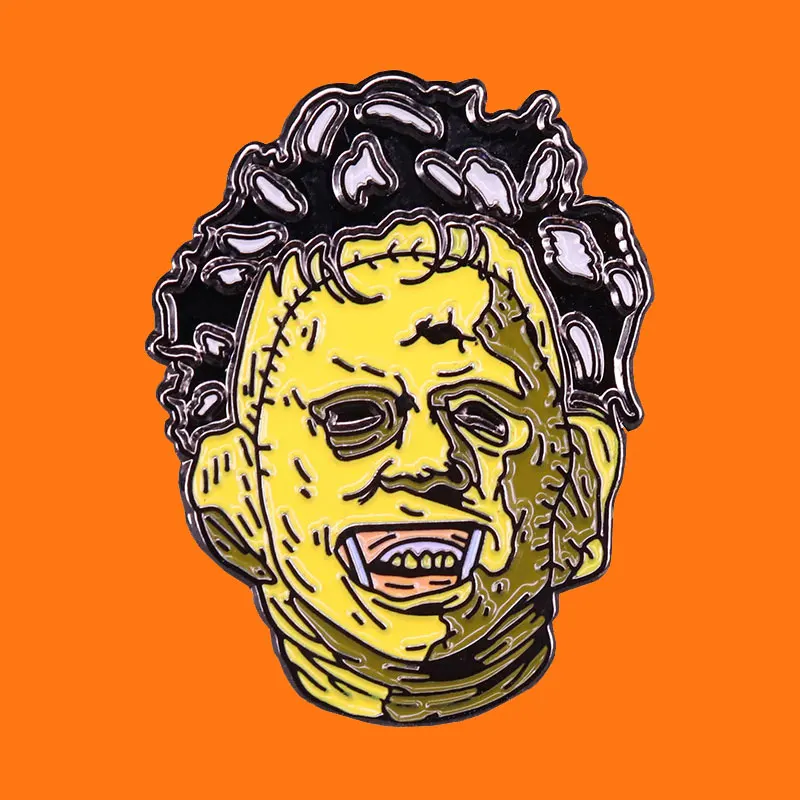 Творческий ужас эмаль на булавке для сбора Хэллоуин подарки металла брошка