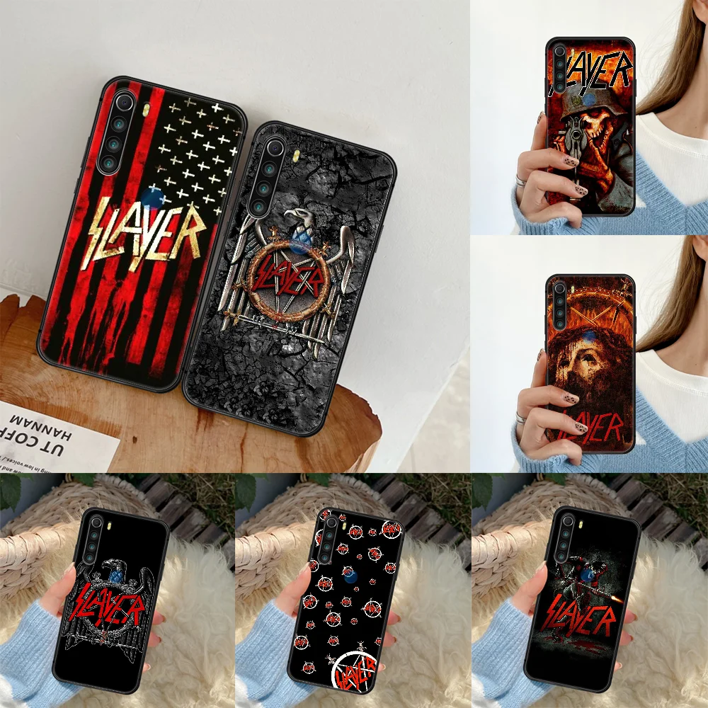 

S-Slayers Heavy Metal Band Phone Case Cover Hull For XIAOMI Redmi 8 9 9C Note 6 7 8 9 9S K20 K30 K40 Pro Plus black Etui Fashion