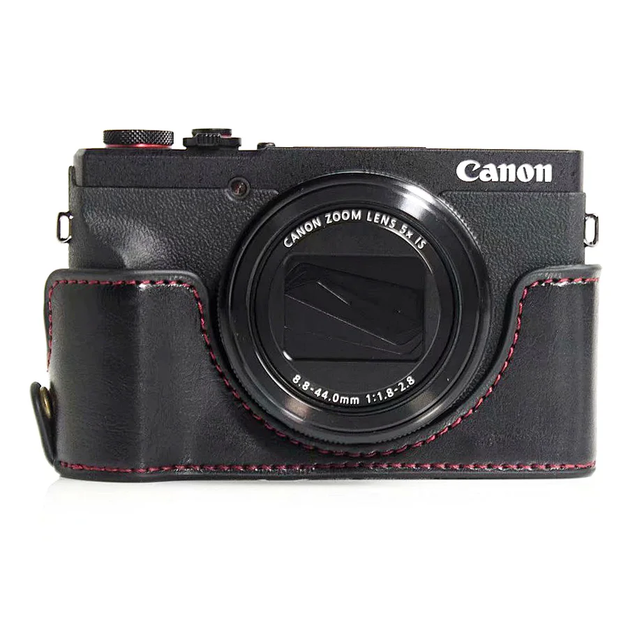 Чехол-сумка для видеокамеры из ПУ Canon PowerShot G5X Mark II (G5X II) Цифровая камера Wi-Fi